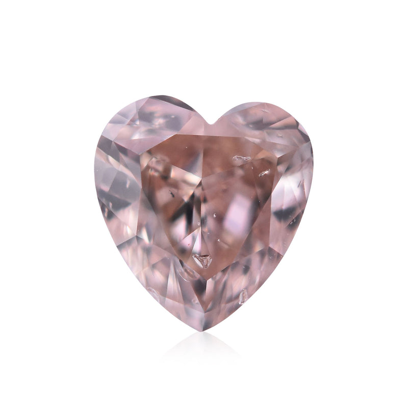 Heart 0.31ct Fancy Orangey Pink  GIA #7171546072