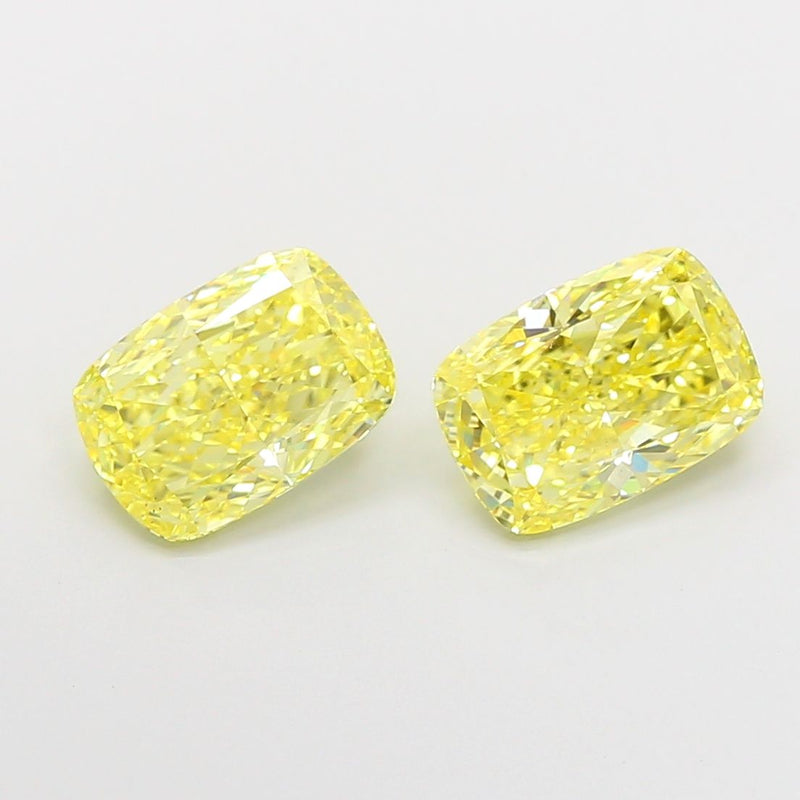 Cushion modified 2.04ct Fancy Vivid Yellow VS1 IGI #LG776628507