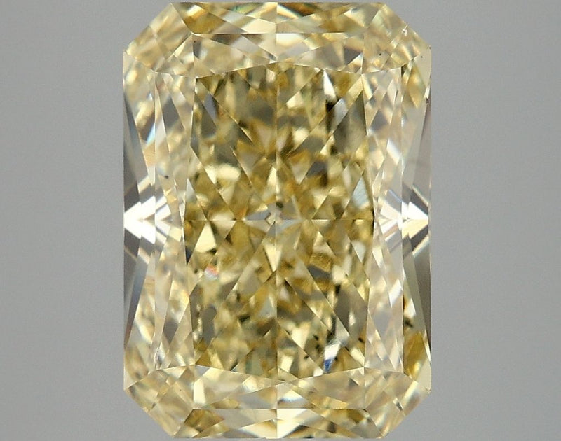Radiant 5.1ct Fancy Intense Yellow VS2 IGI #LG663405832