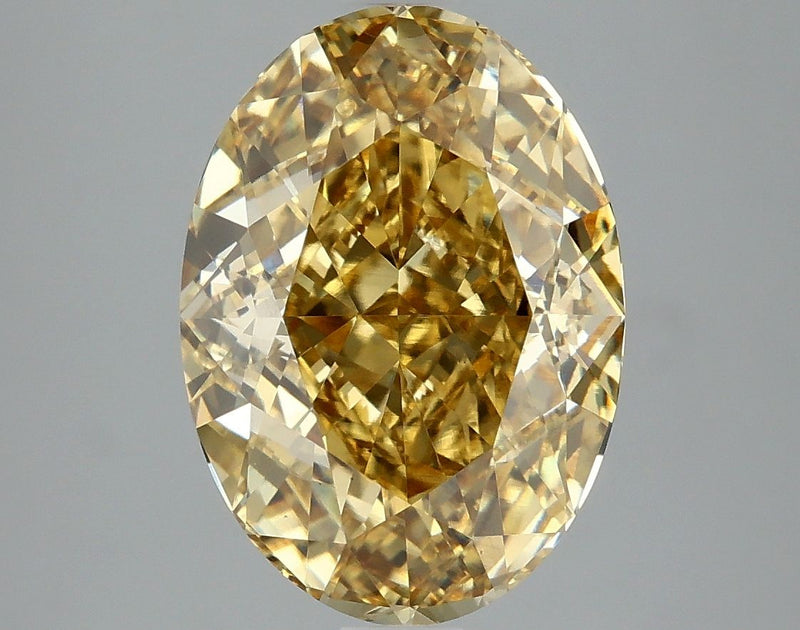 Oval 5.12ct Fancy Intense Yellow VS1 IGI #LG644437828