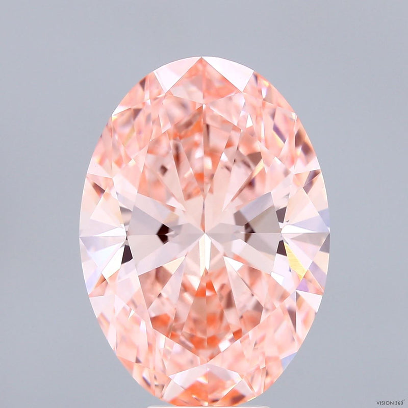 Oval 9.01ct Fancy Vivid Pink VVS2 IGI #LG729579433