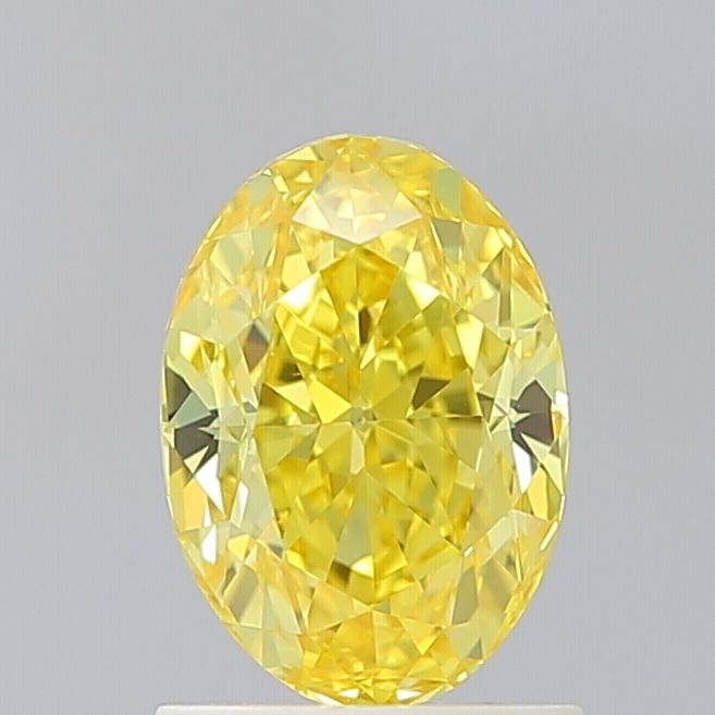 Oval 1.5ct Fancy Vivid Yellow VVS1 IGI #LG668406186