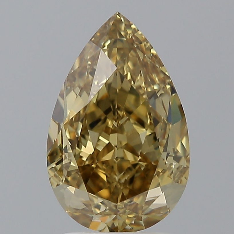 Pear 2.32ct Fancy Brownish Yellow VVS1 GIA #2235337093