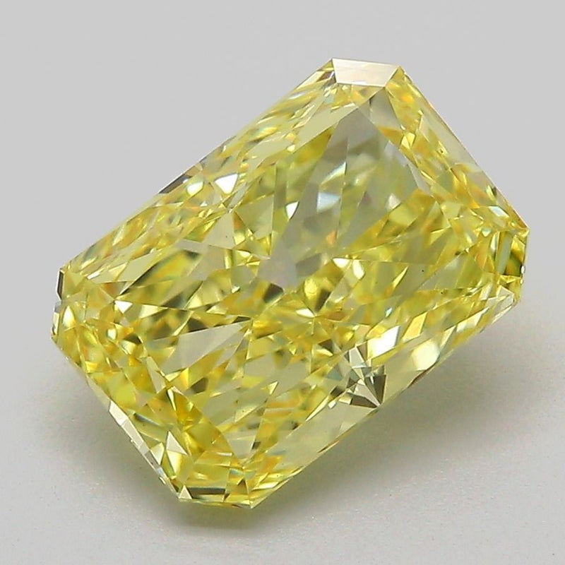 Radiant 3.09ct Fancy Intense Yellow VS1 IGI #LG757520547