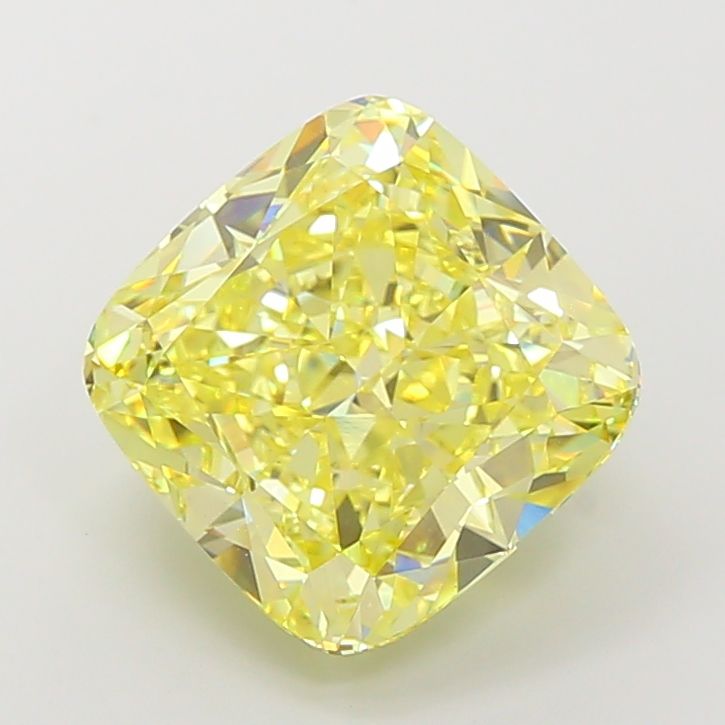 Cushion modified 11.08ct Fancy Intense Yellow VS1 IGI #LG717521056