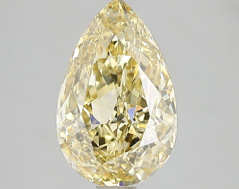 Pear 3.01ct Fancy Vivid Yellow VS2 IGI #LG671493413
