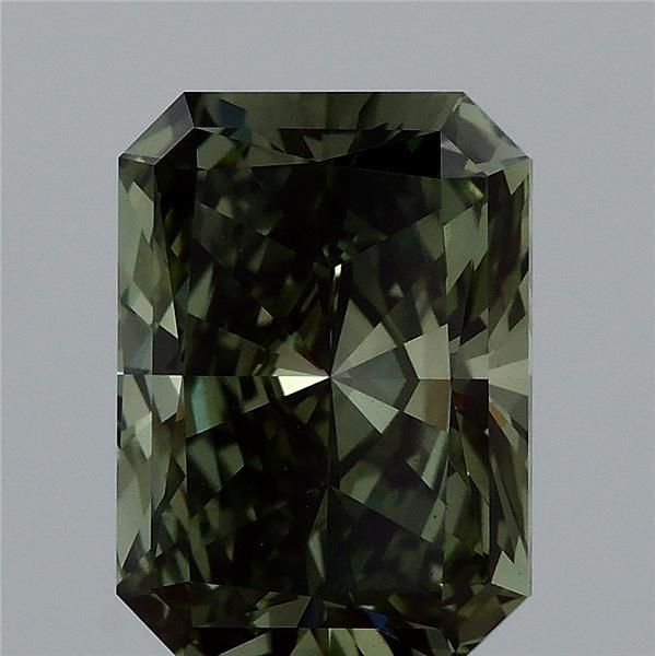 Radiant 3.02ct Fancy Vivid Green VS1 IGI #LG710573675