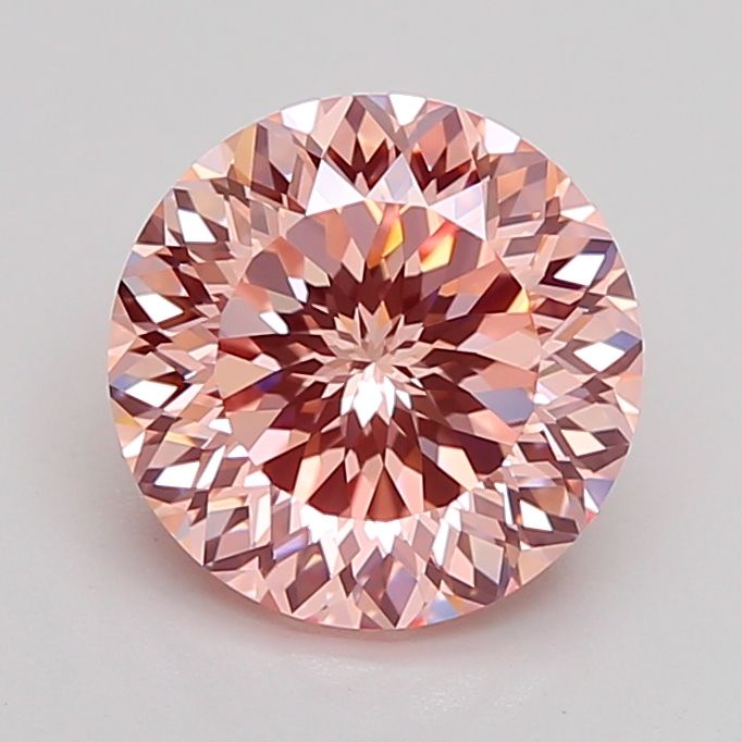 Round 2.28ct Fancy Intense Pink VVS2 IGI #LG726504678