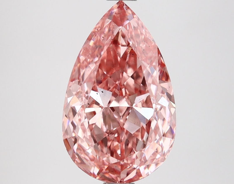 Pear 3.02ct Fancy Vivid Pink SI1 IGI #LG644444704