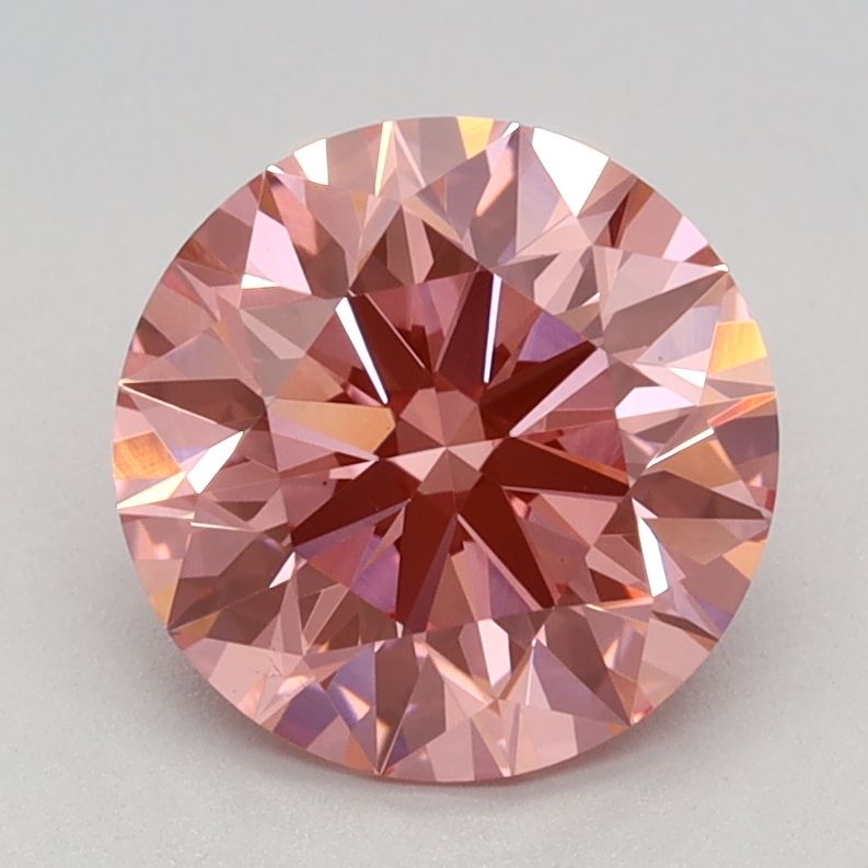 Round 1.64ct Fancy Vivid Pink VS1 IGI #LG647442687