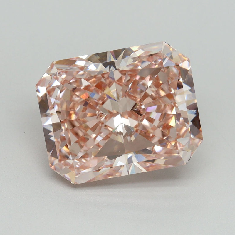 Radiant 9.54ct Fancy Intense Pink VS1 IGI #LG640432878