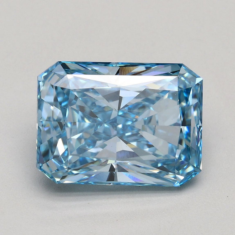Radiant 3.04ct Fancy Intense Blue VS1 IGI #LG625440043
