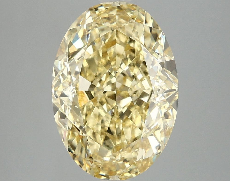 Oval 4.07ct Fancy Intense Yellow VVS2 IGI #LG706565305