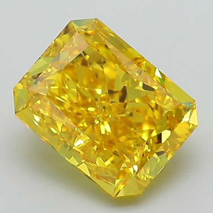 Radiant 2.32ct Fancy Vivid Yellow VVS2 IGI #LG591363544