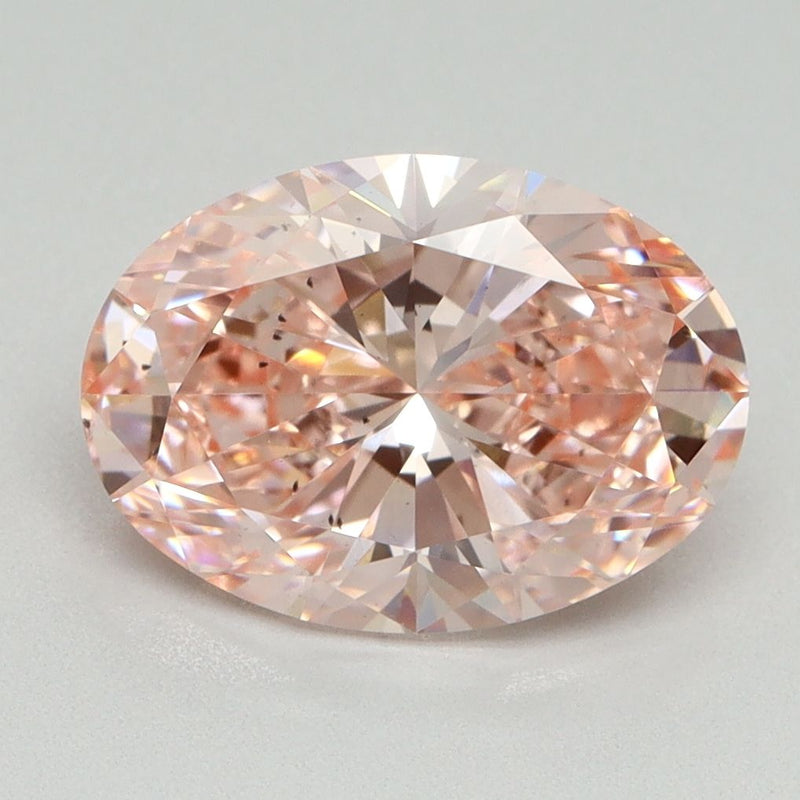 Oval 3.04ct Fancy Vivid Pink SI1 IGI #LG737542494