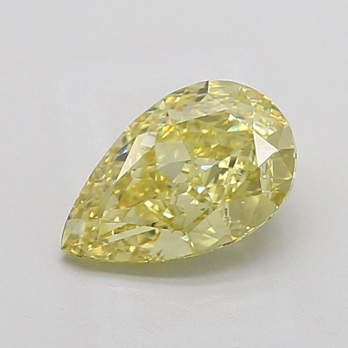 Pear 2.6ct Fancy Intense Yellow VS1 IGI #LG774633069
