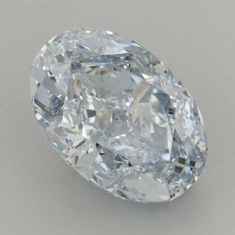 Oval 4.02ct Fancy Light Blue VVS2 IGI #LG784608677