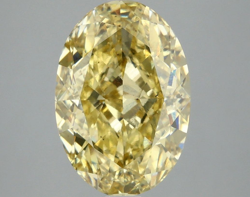 Oval 4.76ct Fancy Vivid Yellow VS2 IGI #LG649492257