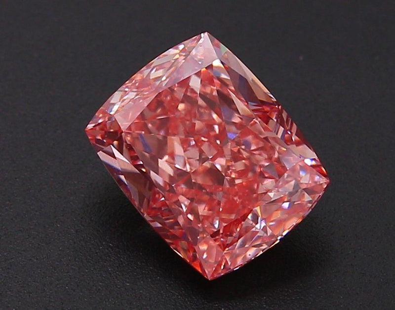 Cushion modified 3.06ct Fancy Vivid Pink VS1 IGI #LG637451593