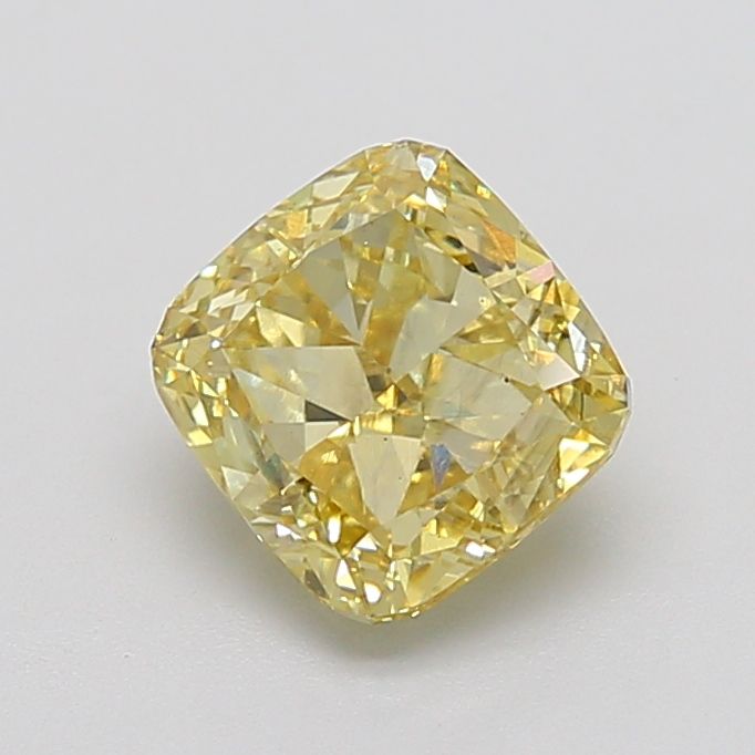 Cushion modified 3.28ct Fancy Yellow VS2 IGI #LG752530164