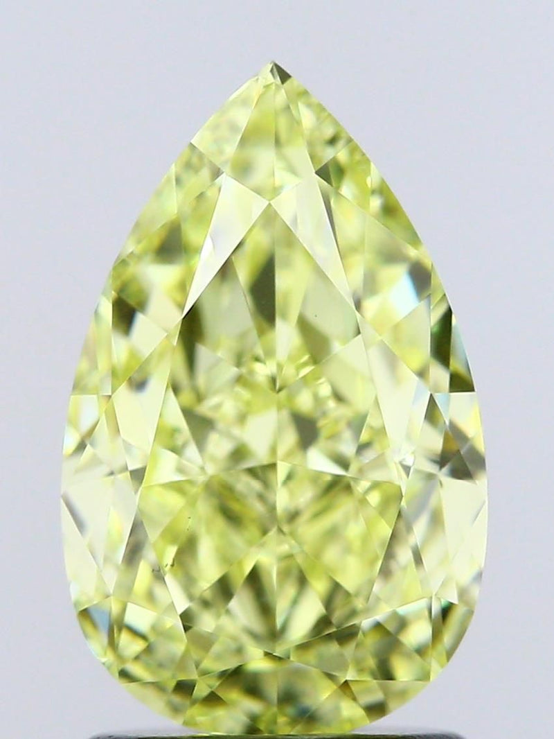 Pear 2.04ct Fancy Yellow VS2 GIA #2239106404