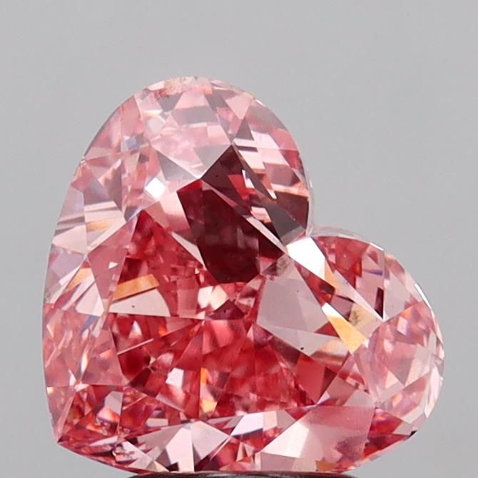 Heart 3.01ct Fancy Vivid Pink VS2 IGI #LG766660714