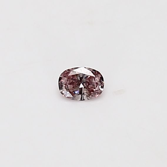 Oval 0.06ct Fancy Brownish Pink  GIA #1236561656