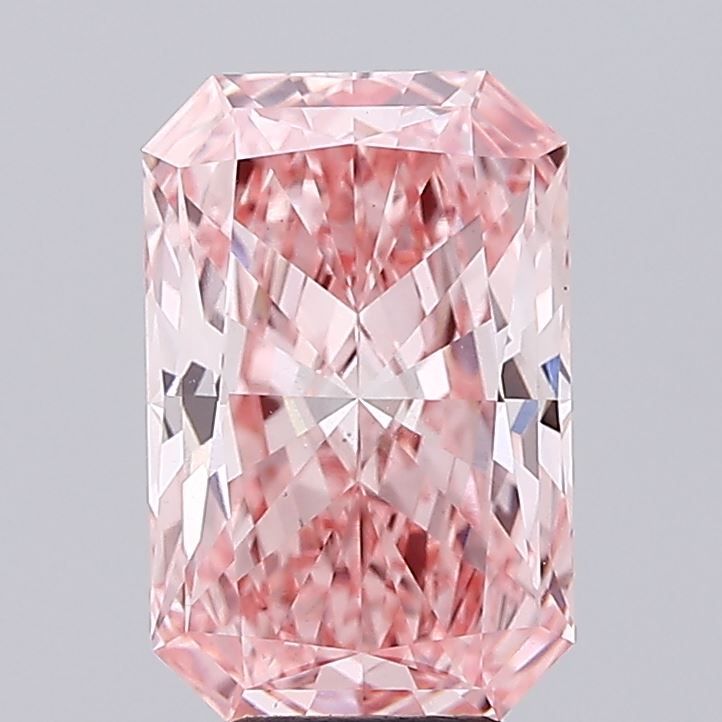 Radiant 5.06ct Fancy Vivid Pink VS1 IGI #LG776637425