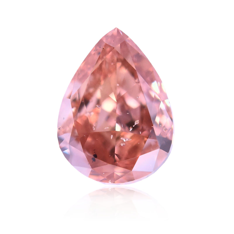Pear 0.44ct Fancy Intense Orangey Pink SI2 GIA #6175546002