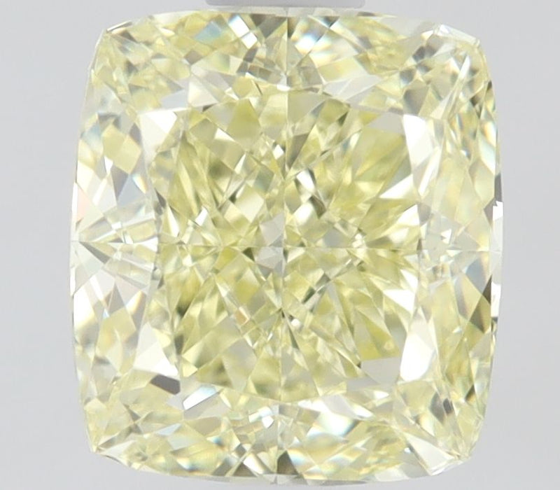 Cushion brilliant 1ct Fancy Light Yellow VVS2 GIA #5234187993