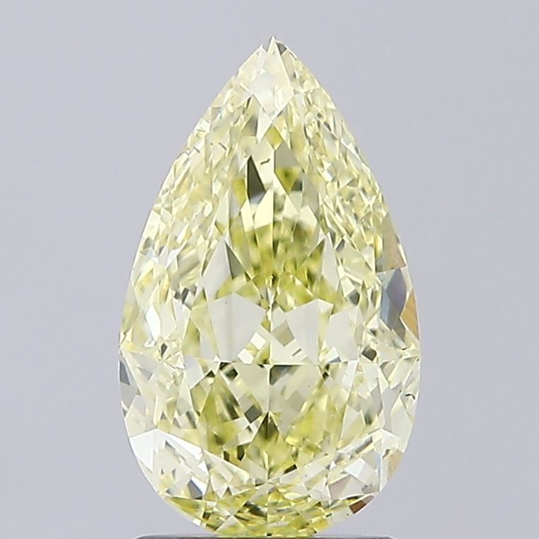 Pear 2.05ct Fancy Light Yellow VS2 IGI #LG775615300