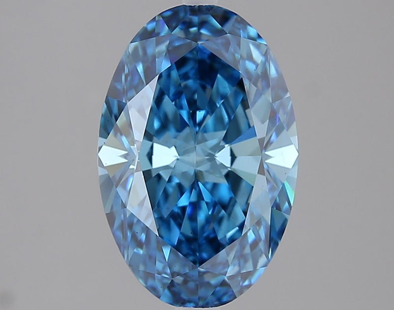 Oval 3.04ct Fancy Vivid Blue VS1 IGI #LG710556407