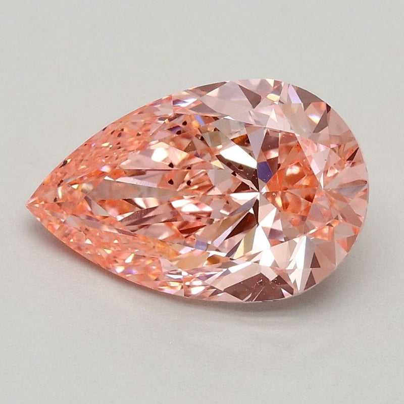 Pear 1.7ct Fancy Vivid Pink SI1 IGI #LG508117367