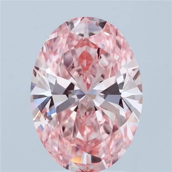 Oval 3.01ct Fancy Vivid Pink VS1 IGI #LG776631000