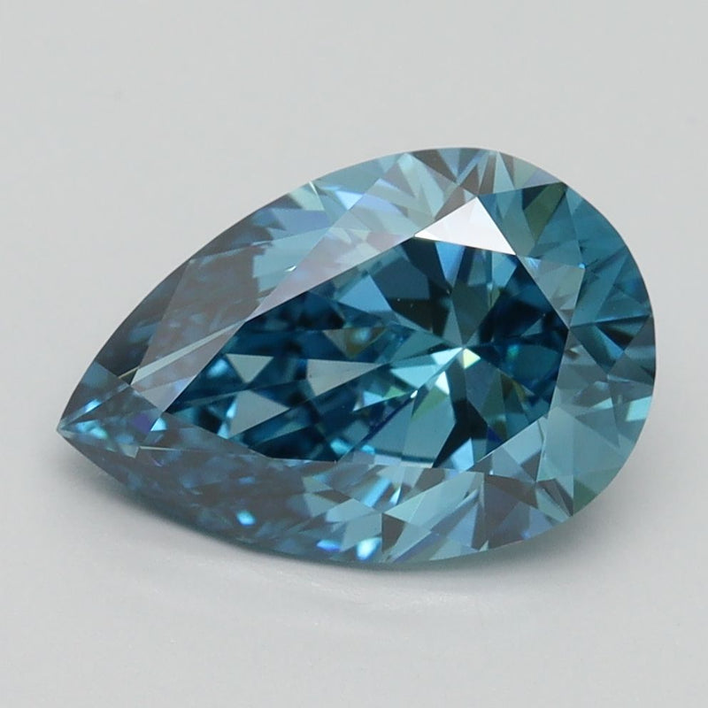 Pear 2.5ct Fancy Vivid Blue VS1 IGI #LG532244542