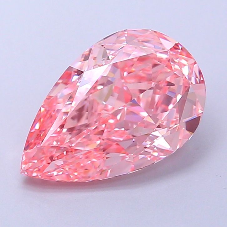 Pear 2.41ct Fancy Vivid Pink VS1 IGI #LG708567953