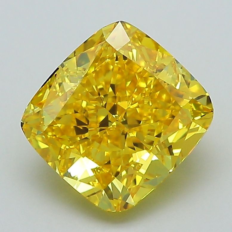 Cushion modified 2.52ct Fancy Vivid Yellow VS1 IGI #LG592365619