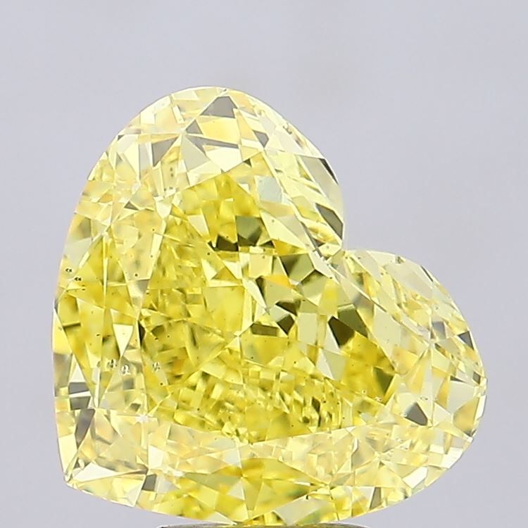 Heart 7.03ct Fancy Vivid Yellow SI1 IGI #LG780617319