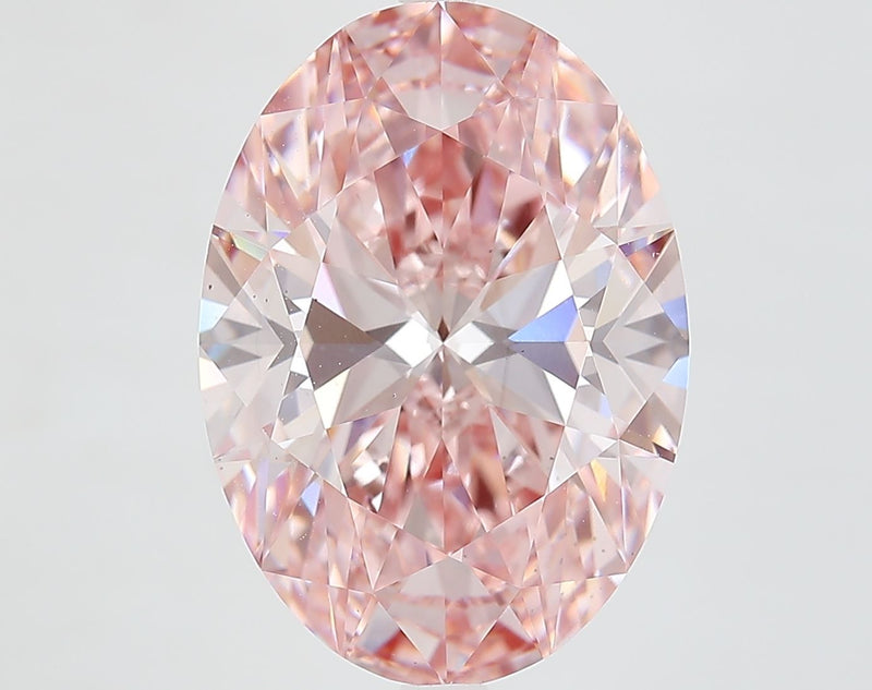 Oval 8.55ct Fancy Vivid Pink VS2 IGI #LG659465713