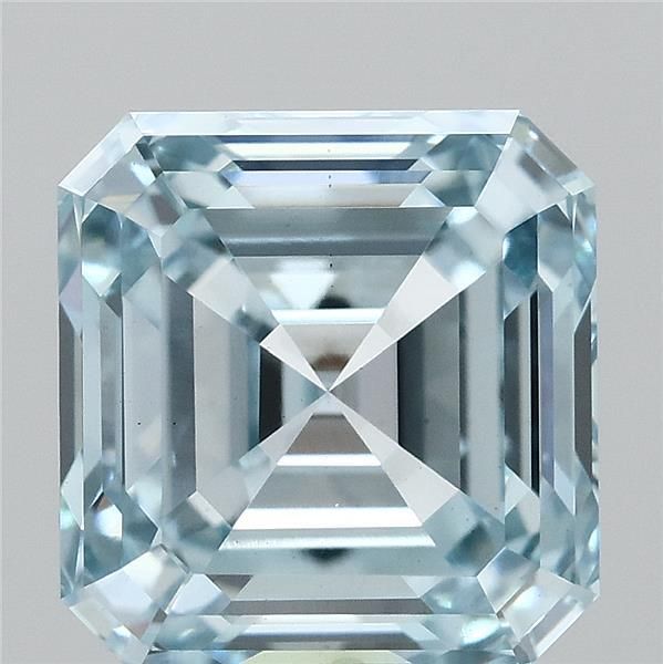 Asscher 3.03ct Fancy Intense Blue VS1 IGI #LG737521633