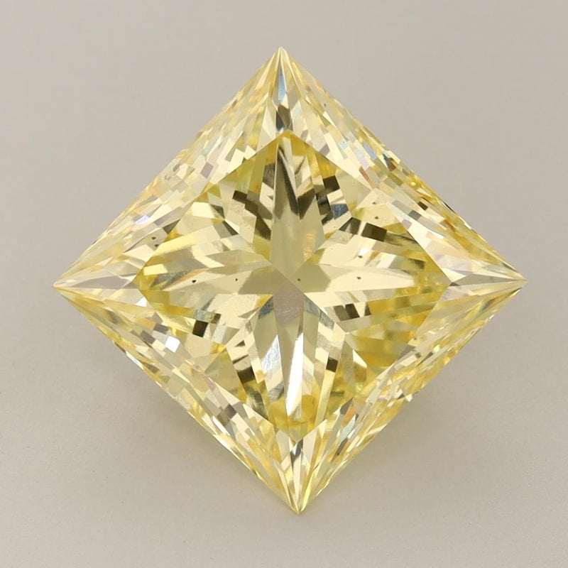 Princess 5.85ct Fancy Vivid Yellow VS2 IGI #LG656414400
