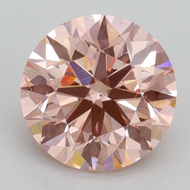 Round 2ct Fancy Intense Pink SI1 IGI #LG536200853