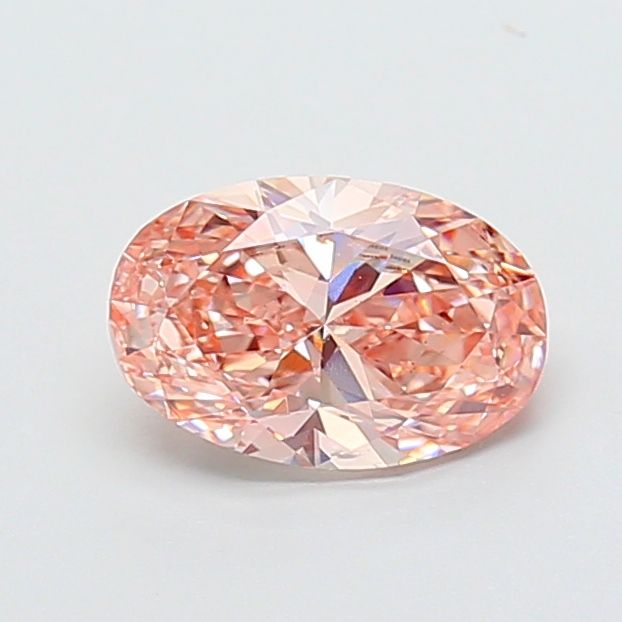 Oval 1.5ct Fancy Intense Brownish Pink VS1 IGI #LG790648184