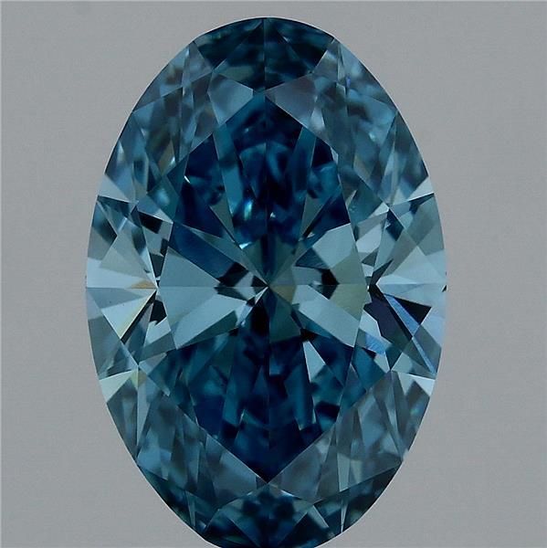 Oval 2.6ct Fancy Vivid Blue VS1 IGI #LG720557233