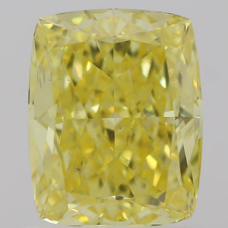 Cushion brilliant 1.1ct Fancy Vivid  Yellow SI2 GIA #7328334599