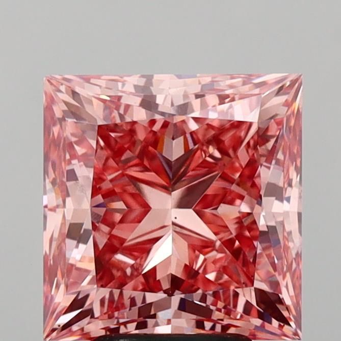 Princess 5.05ct Fancy Vivid Pink VS2 IGI #LG763659982