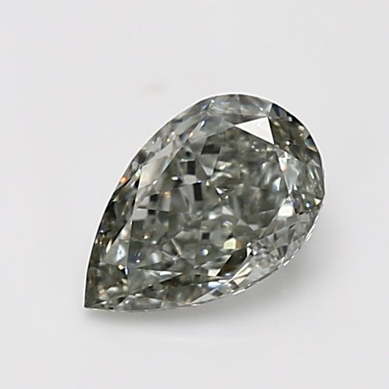 Pear 1.01ct Fancy Light Gray SI1 GIA #6532506916