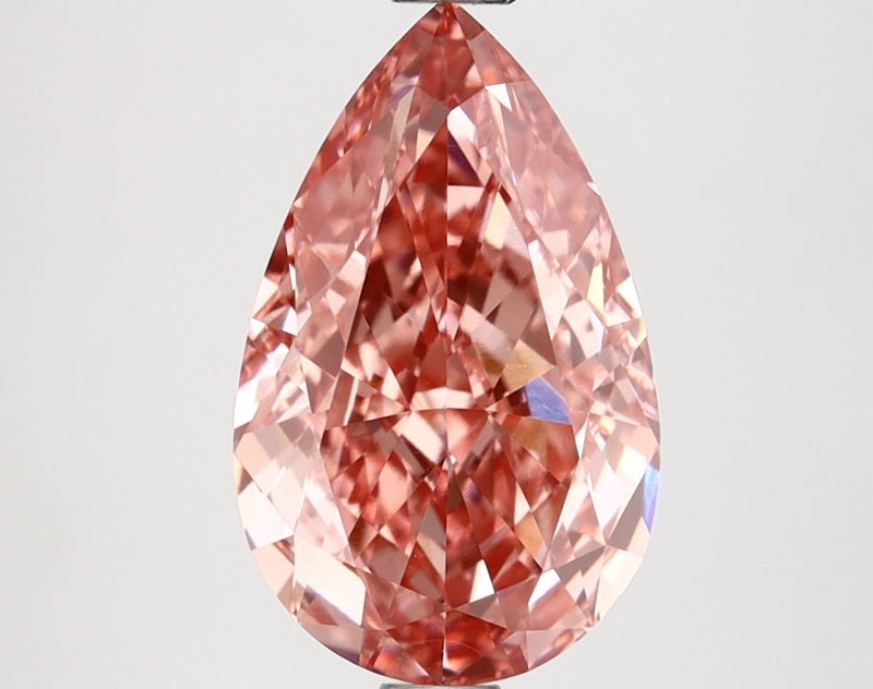 Pear 3.06ct Fancy Vivid Pink VVS2 IGI #LG655451983