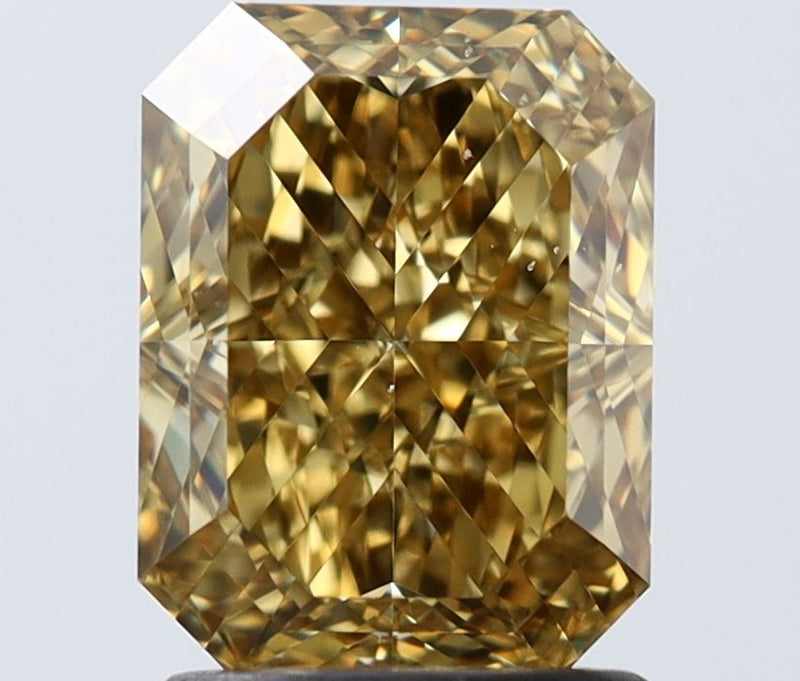 Radiant 2ct Fancy Deep Yellow VS2 GIA #5232750187