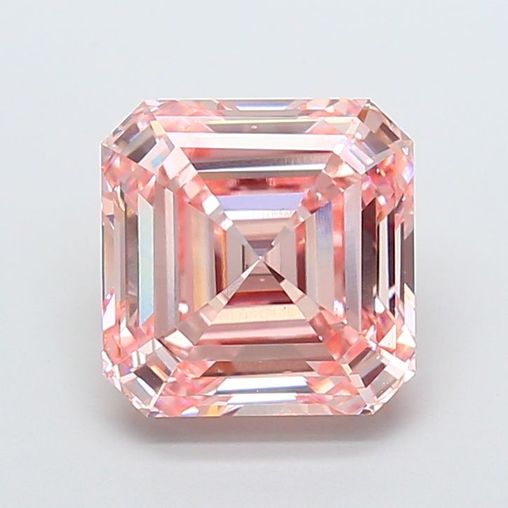 Asscher 8.05ct Fancy Intense Pink VS1 IGI #LG774656263
